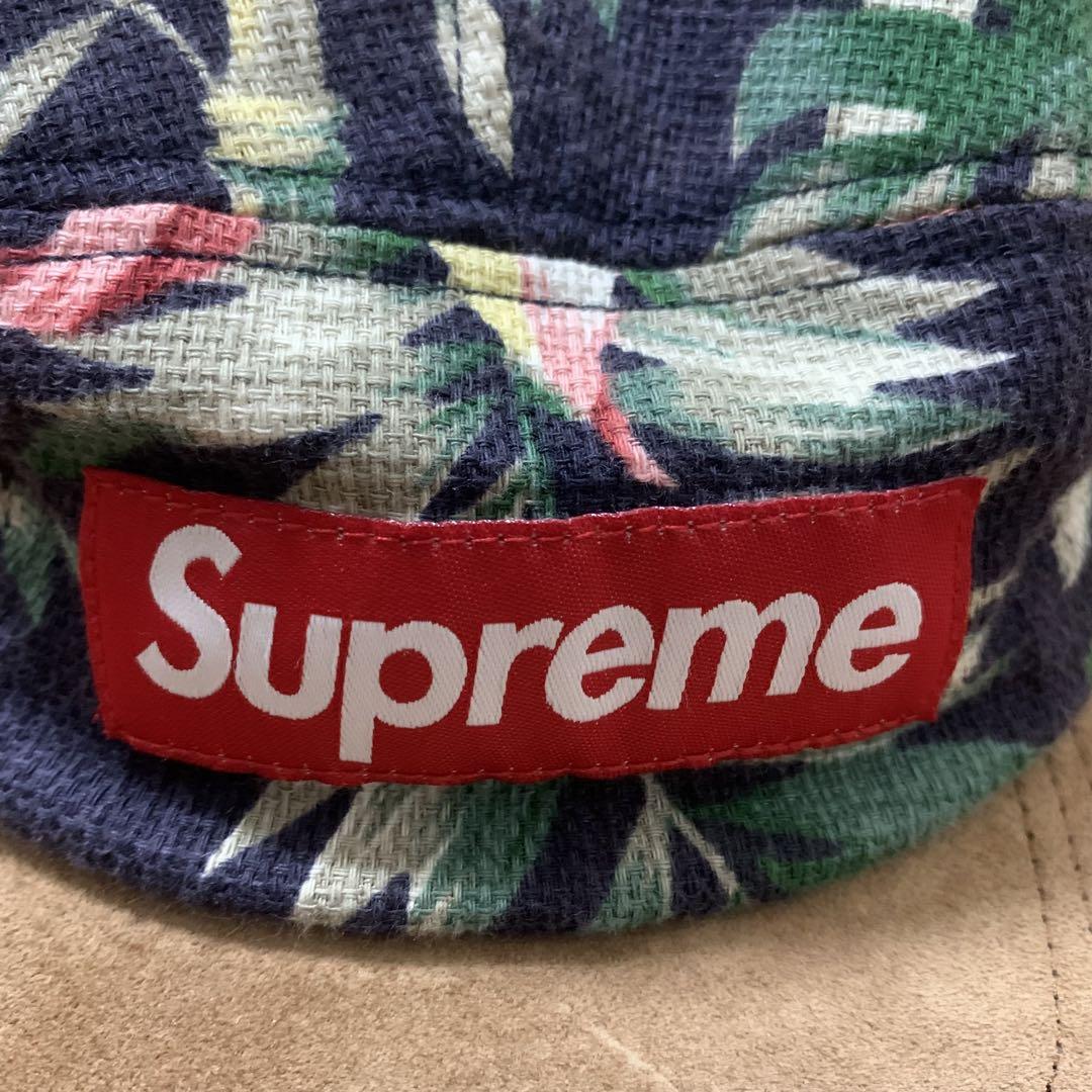 Supreme Floral Suede Camp Cap シュプリーム 花柄