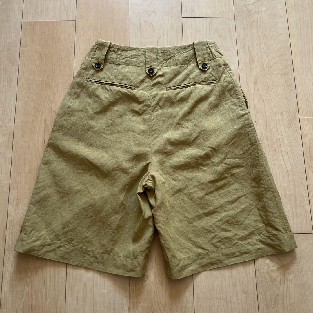 MARGARET HOWELL 2023SS リネンハーフパンツ