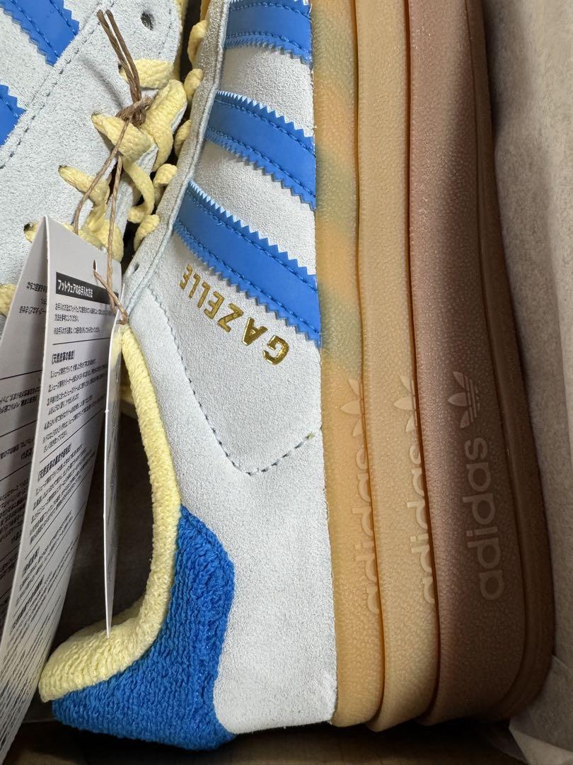 新品未使用☆adidas アディダス　ガゼルボールドW 23.5センチ　ブルー