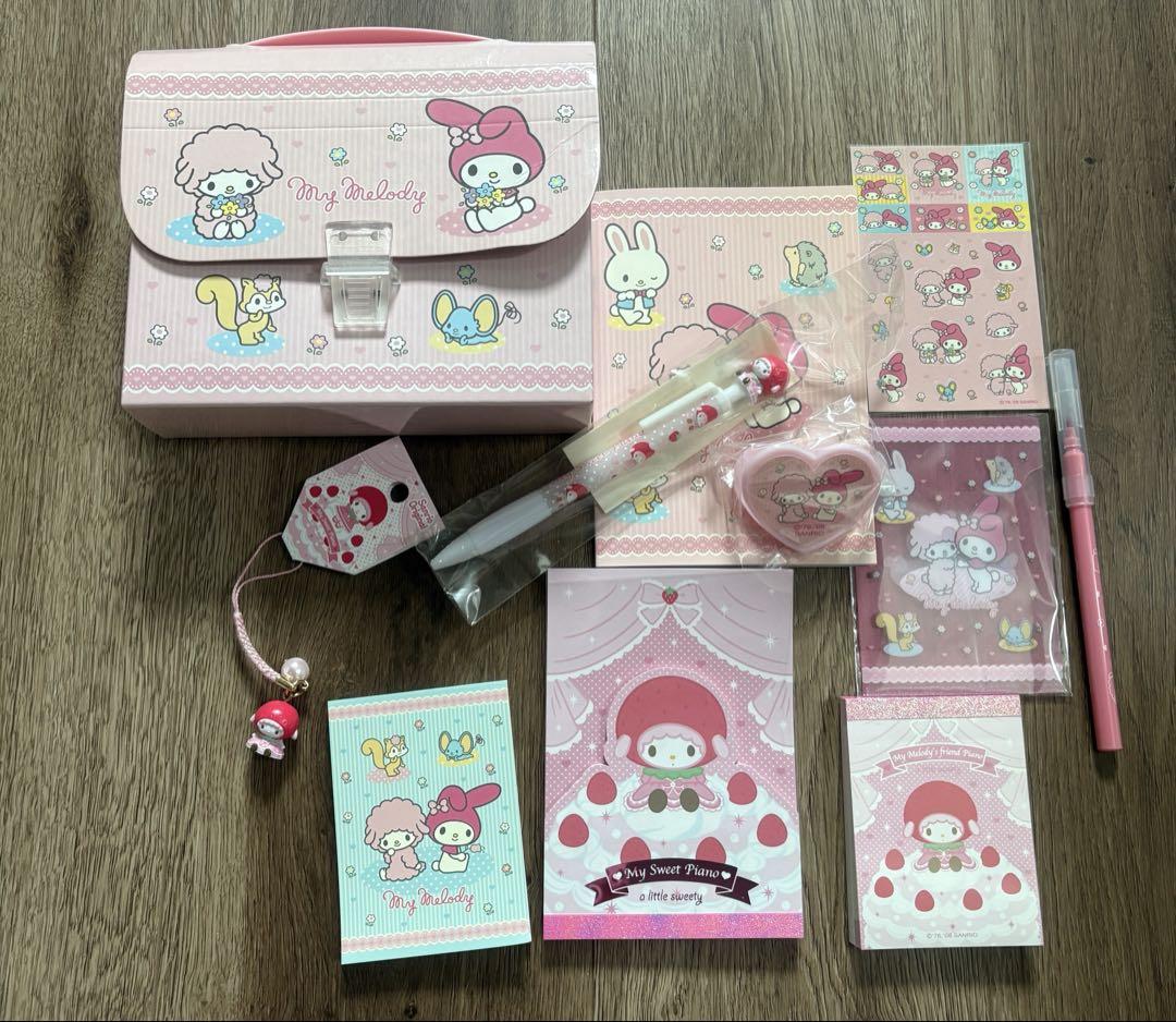 マイメロディ　マイスウィートピアノ　グッズセット