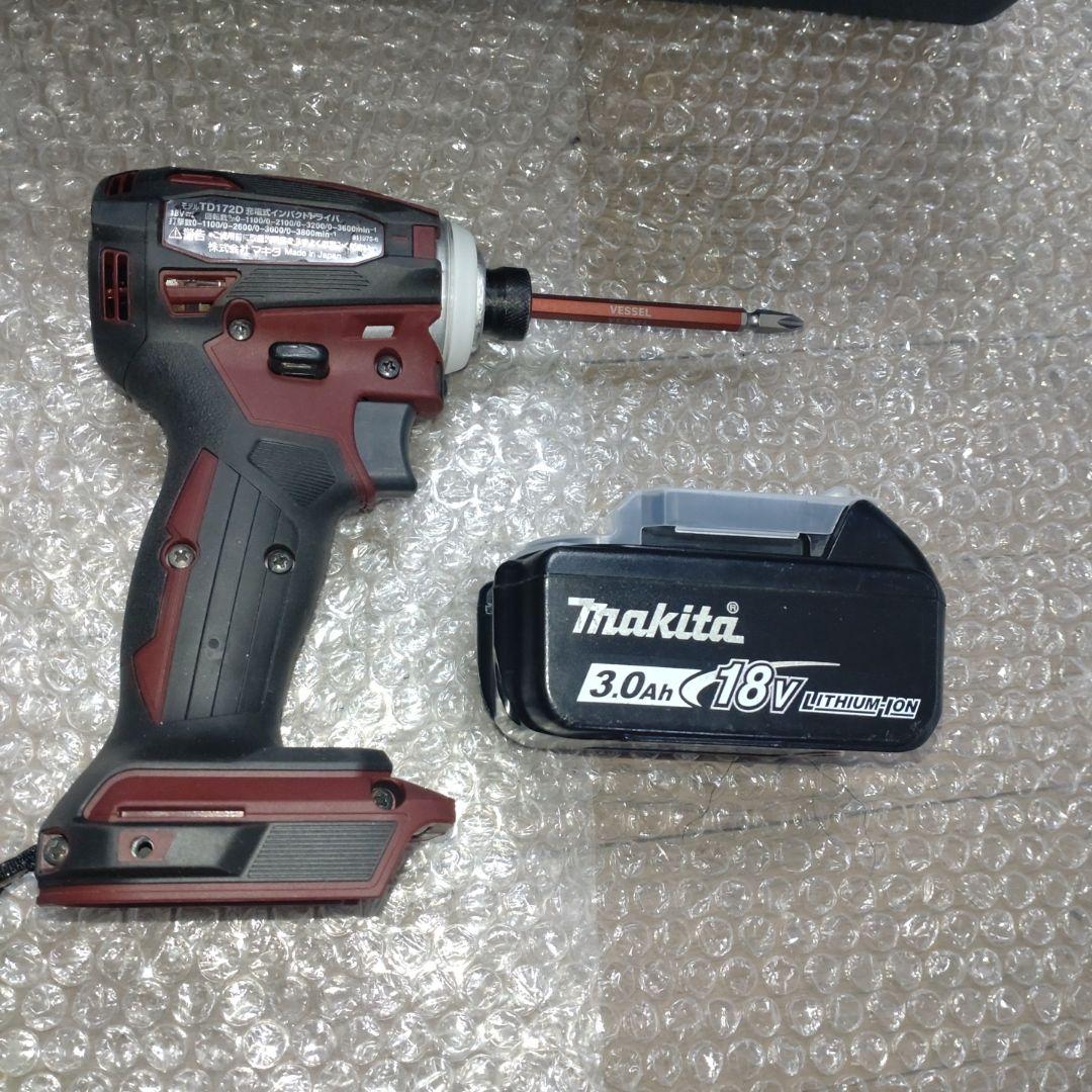 マキタTD172Dインパクト18V本体、純正充電器セット