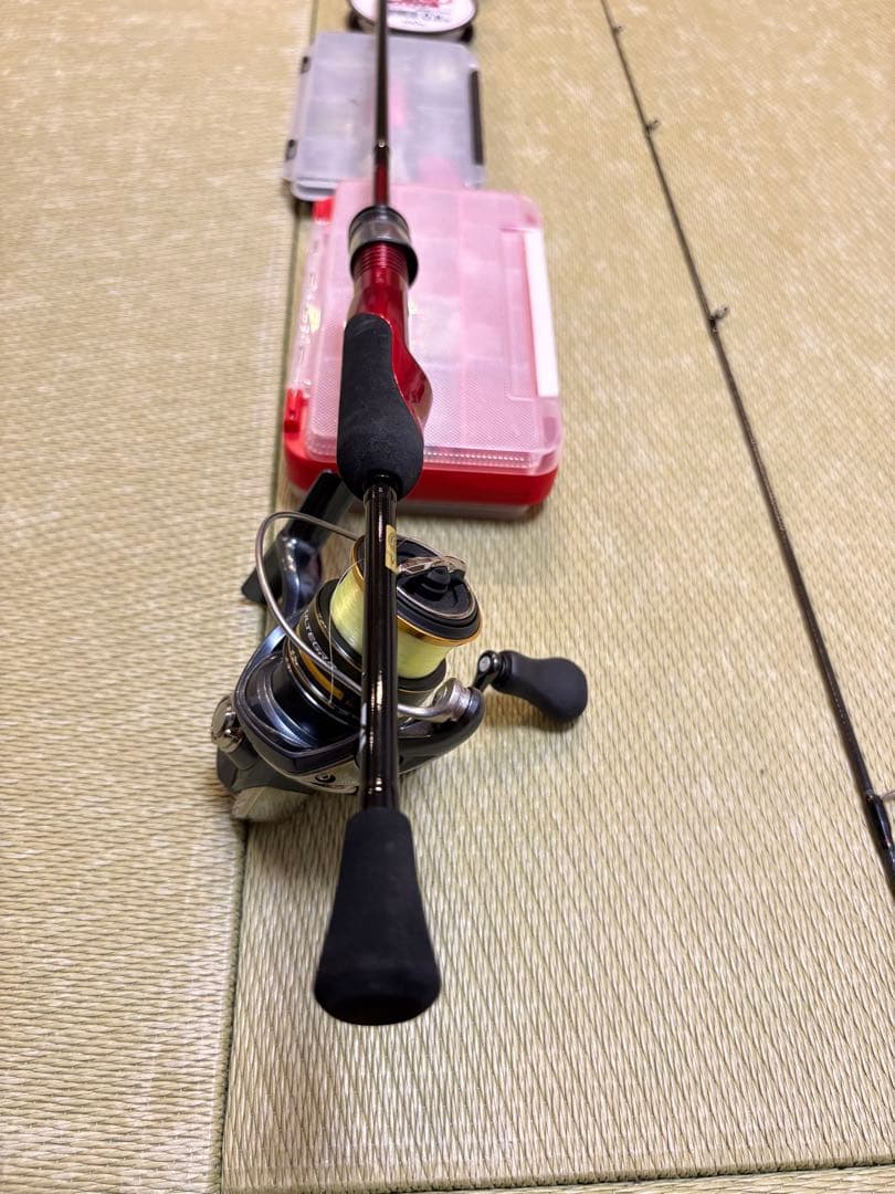 ダイエット 月下美人 AJING 510UL-S 釣り竿セット傷や汚れあり