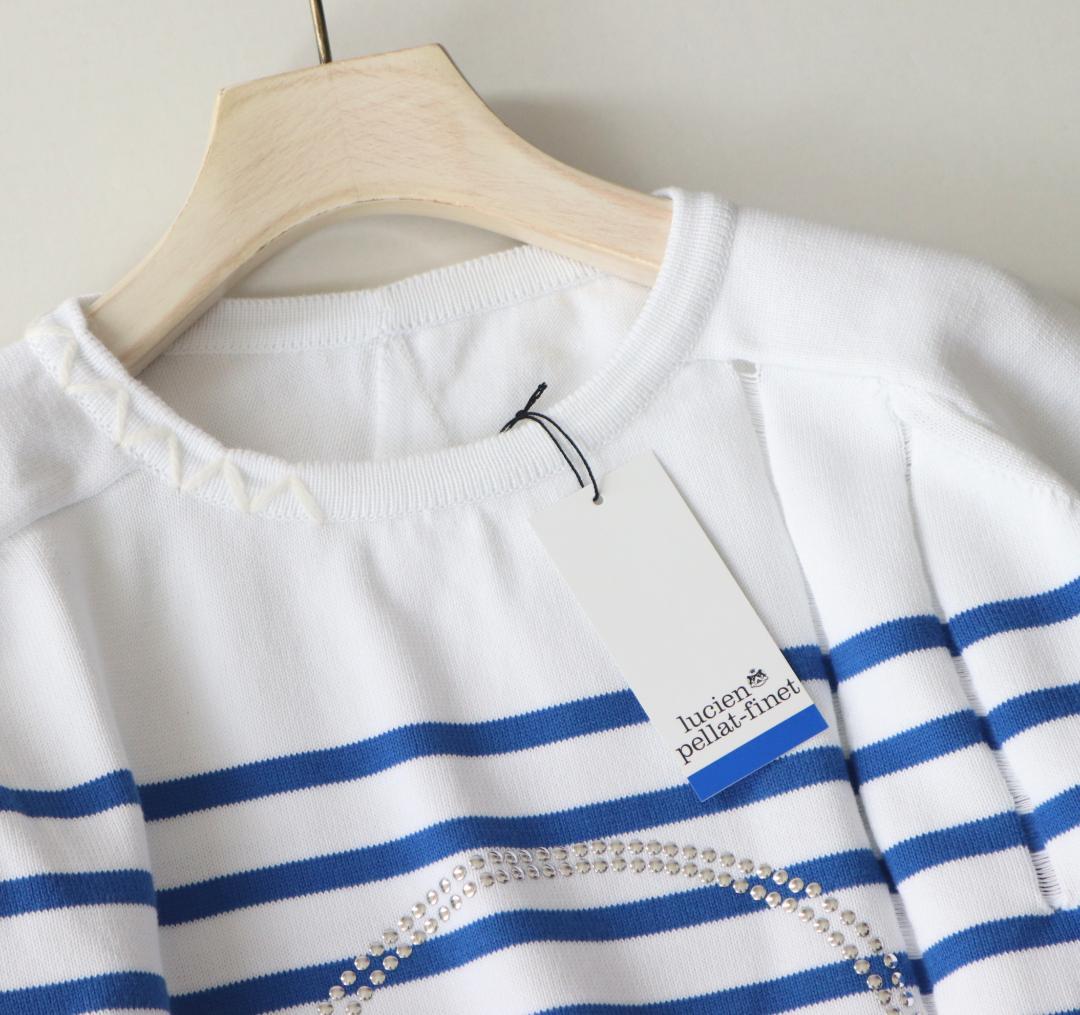 新品【ルシアン ペラフィネ】マリニエール スカル スタッズ セーター M 新品【ルシアン ペラフィネ】マリニエール スカル スタッズ セーター M