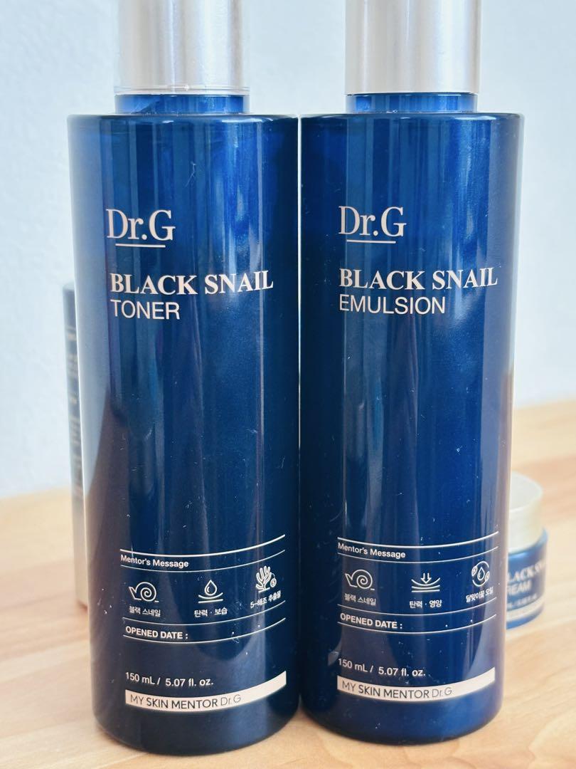 Dr.G BLACK SNAIL スキンケア4点セット＋おまけ美容液ミニクリーム
