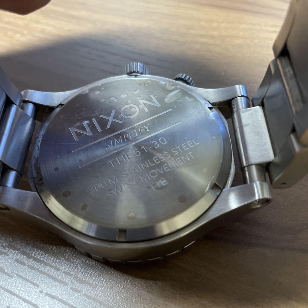 NIXON THE51-30 SIMPLIFY シルバー 腕時計　ジャンク
