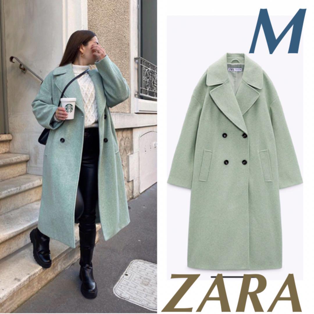 【税込】 新品 未使用 ZARA ★ ホワイト トレンチコート ロングコート レディース - トレンチコート