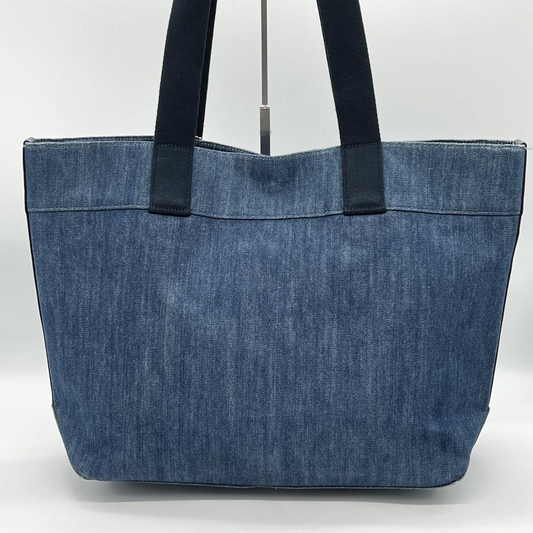 ✨️極美品✨️COACH トートバッグ デニムトート ホースアンドキャリッジ 青