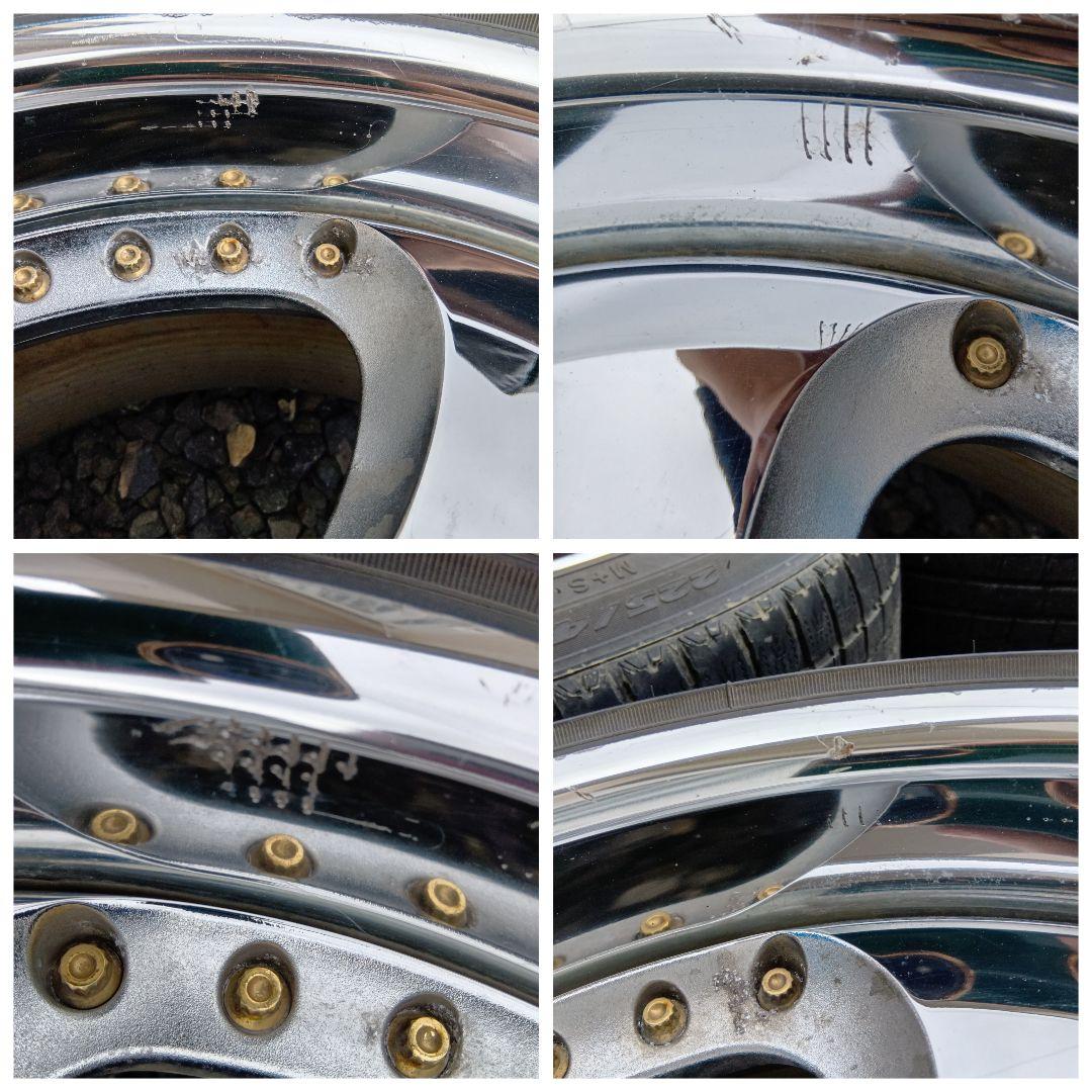 18インチ メッキ　深リム　希少　当時物 シュティッヒエボリューション