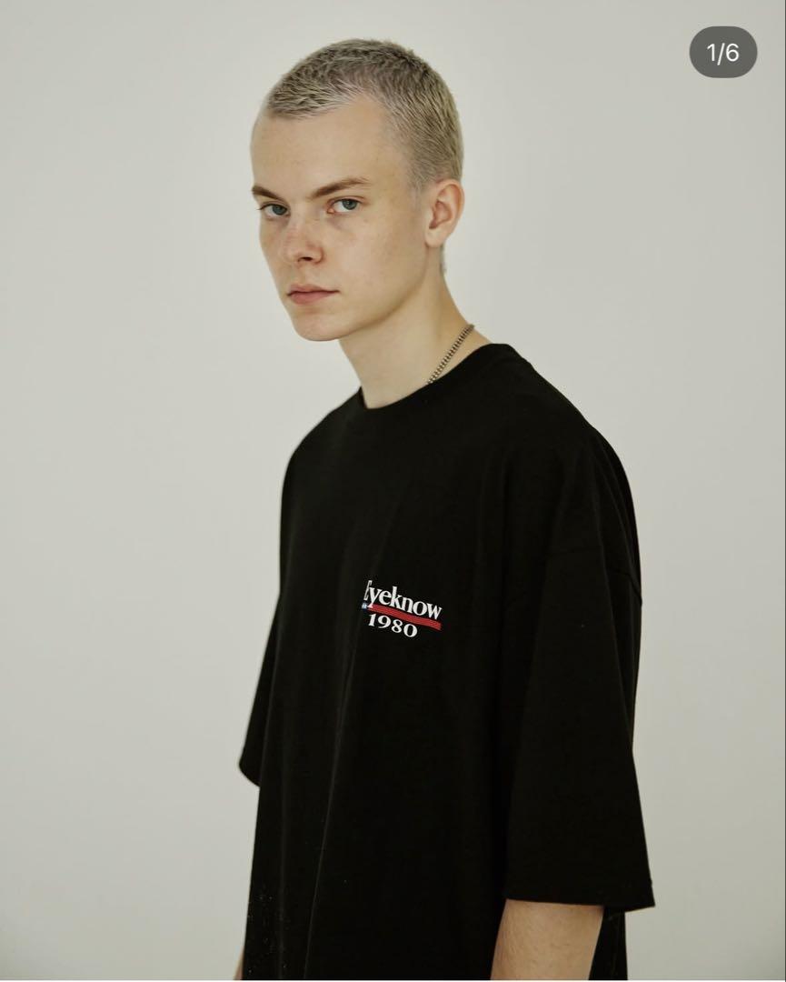 【定価10000円】19soEyeknow 1980 ブラック Tシャツ
