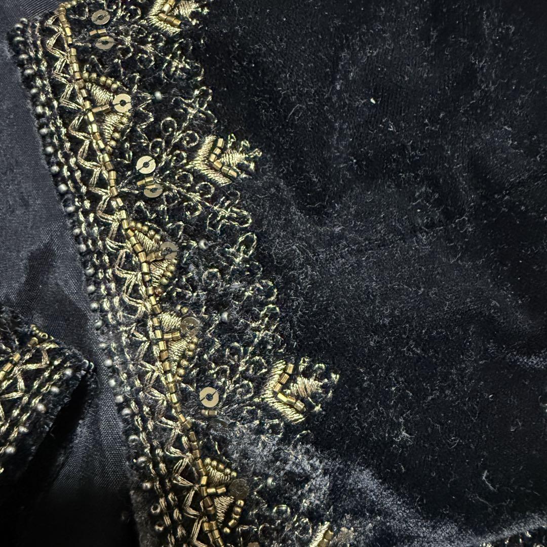 ◆送料・関税無料◆Sea N.Y ビーズ刺繍デザイン ジャケット ZARA ビーズ刺繍ノーカラージャケット L - メルカリ