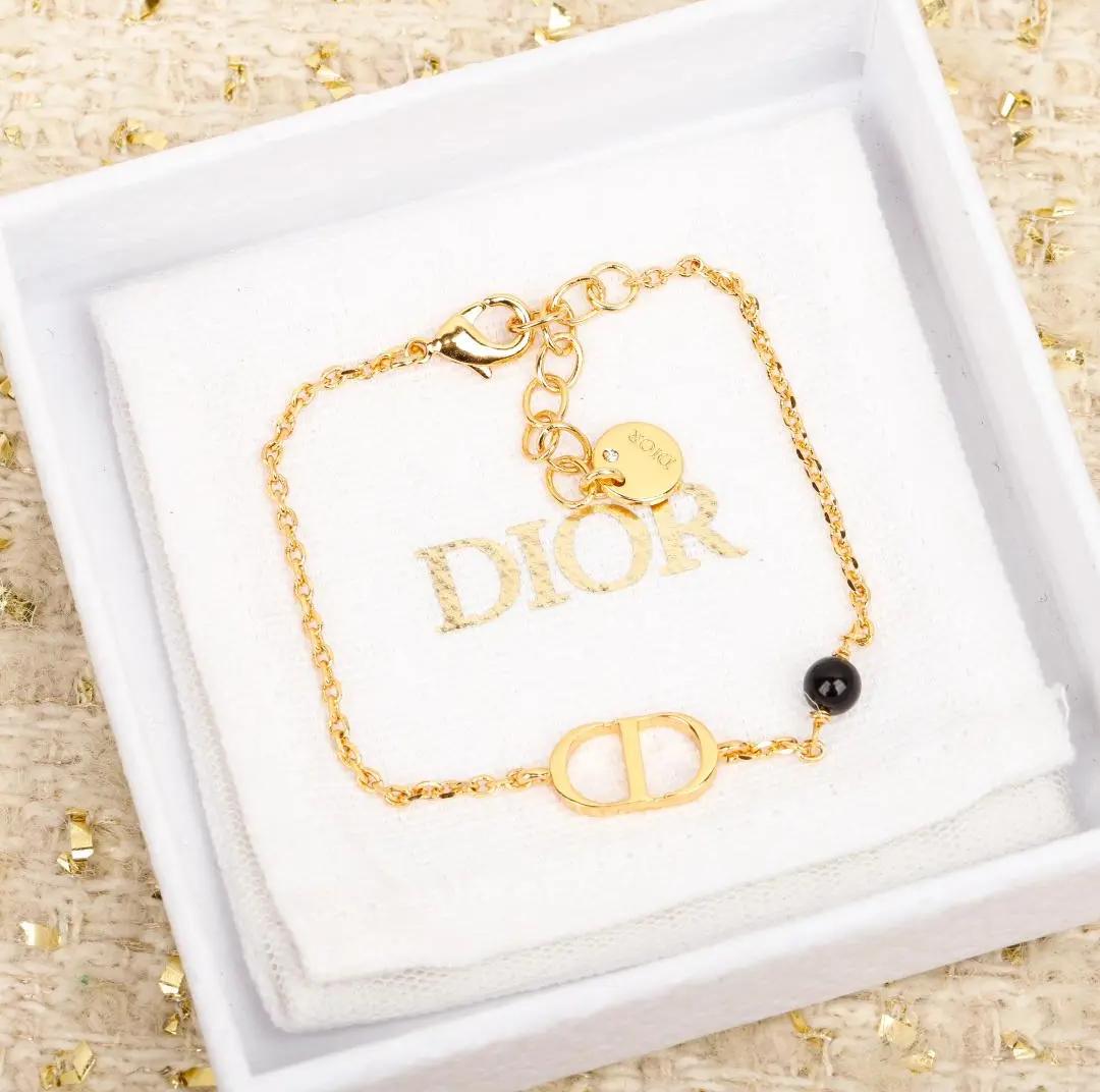 極美品 Christian Dior ブレスレット チャーム 極美品】Christian Dior クリスチャンディオール ブレスレット