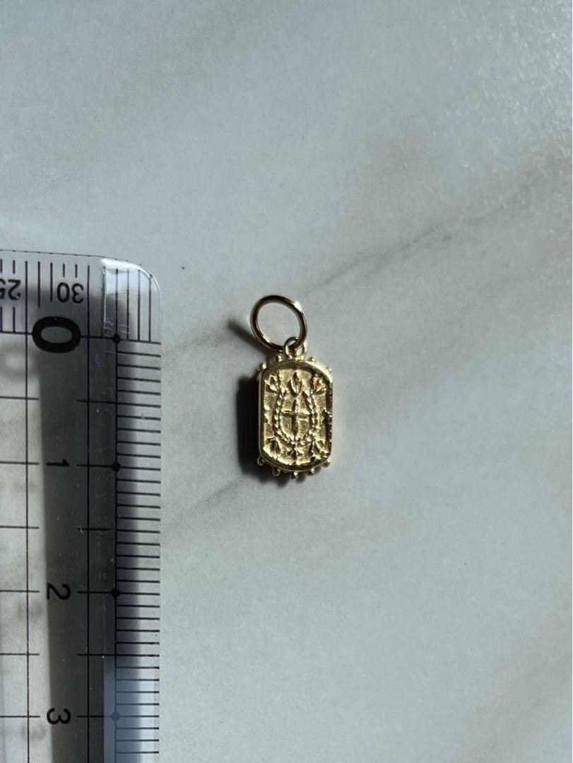 アガット　18K・ダイヤモンド　ネックレスチャーム