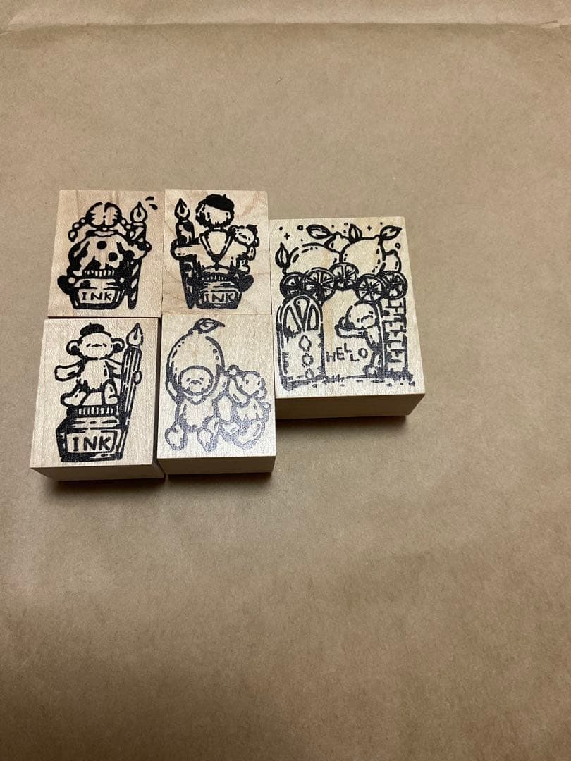 PEPINペピン 丸善ペンフェス スタンプ 5個新品、♥