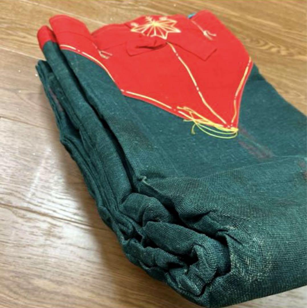 昔の蚊帳★未使用★ハンドメイド リメイク 昭和レトロ 古布 裁縫 手芸