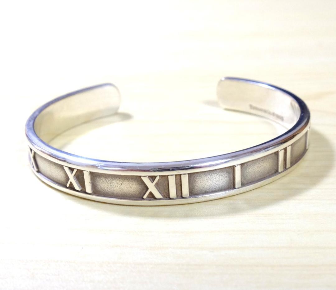 Tiffany Co. ティファニー アトラス シルバー バングルTIFFANY