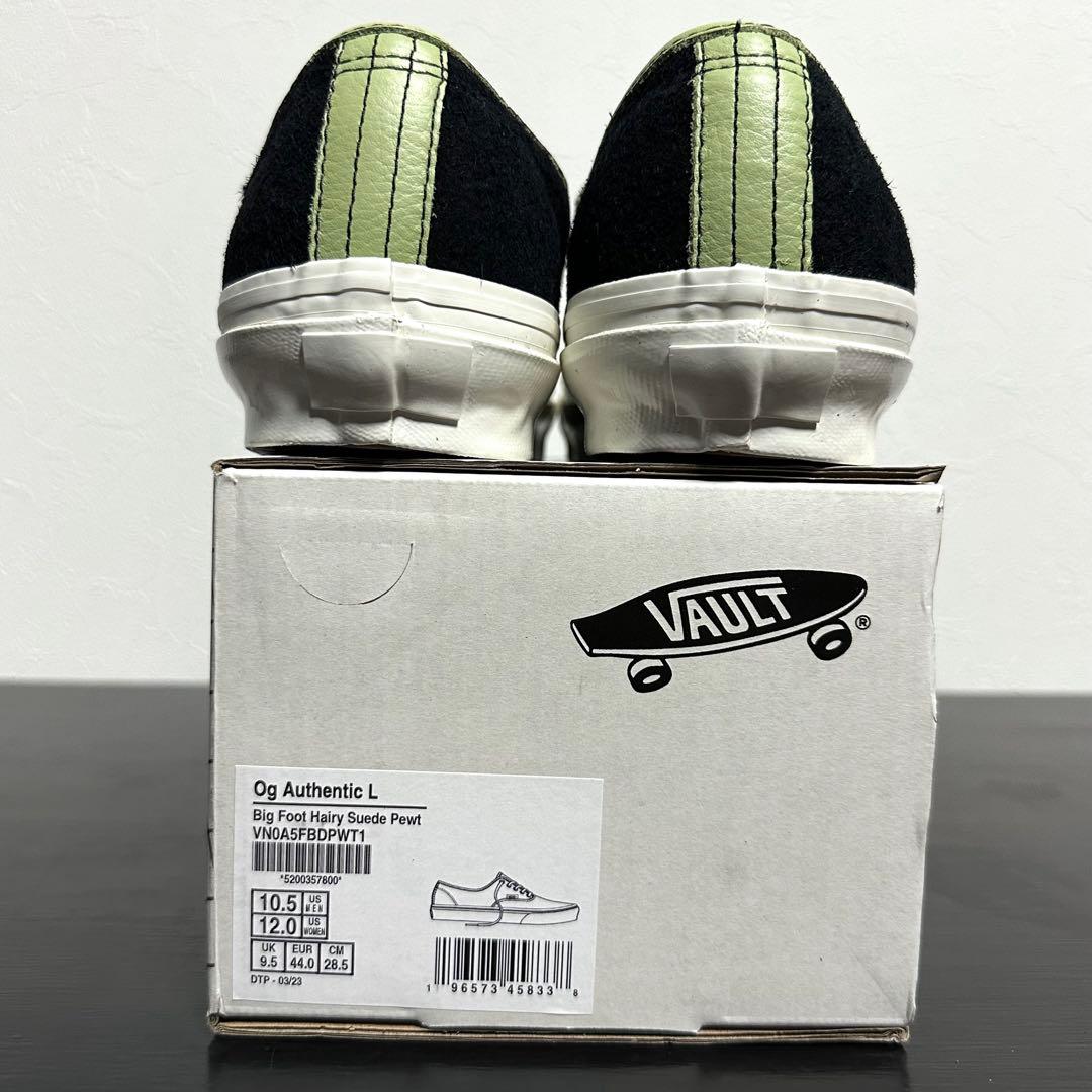 VANS VAULT OG AUTHENTIC LX グレー ブラック 28.5