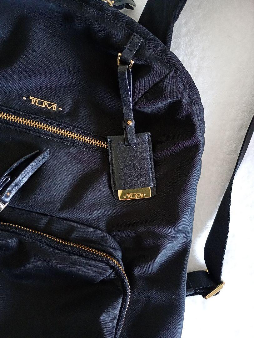 TUMI レディース バックパック ブラック リュック マザーズバッグ