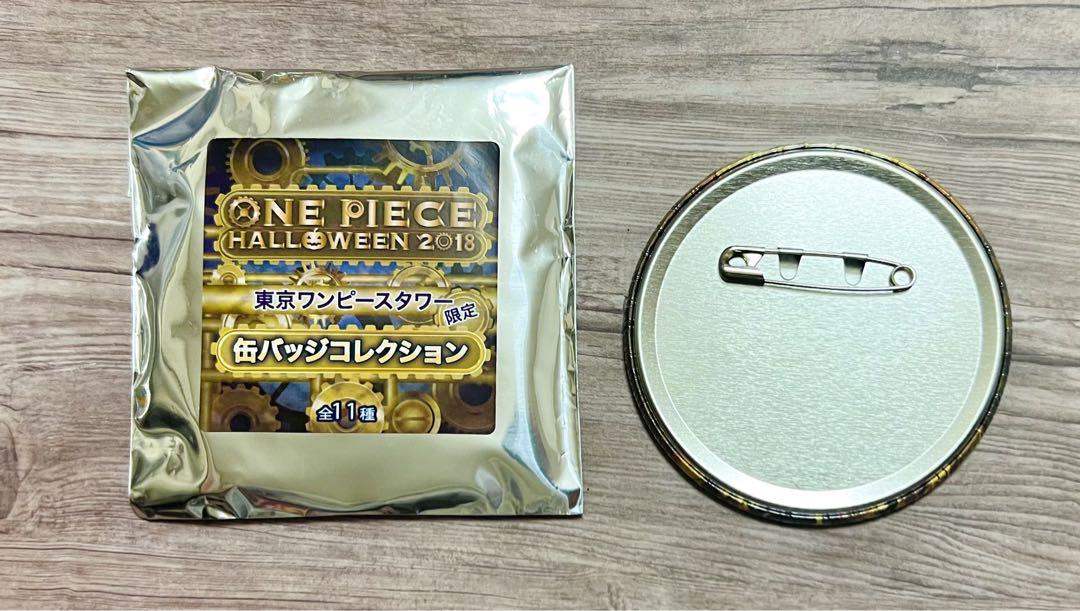 ONE PIECE 東京 ワンピースタワー ハロウィン 缶バッジ サン