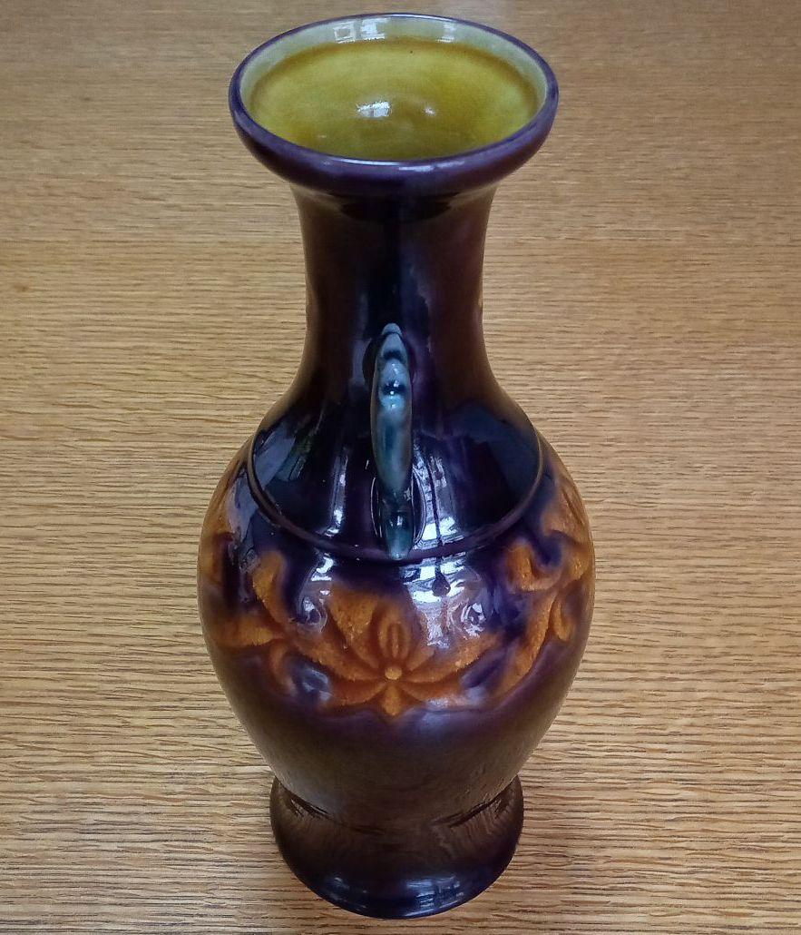 ○二代 徳田八十吉 花瓶 美しい色合いの逸品！o871 - メルカリ