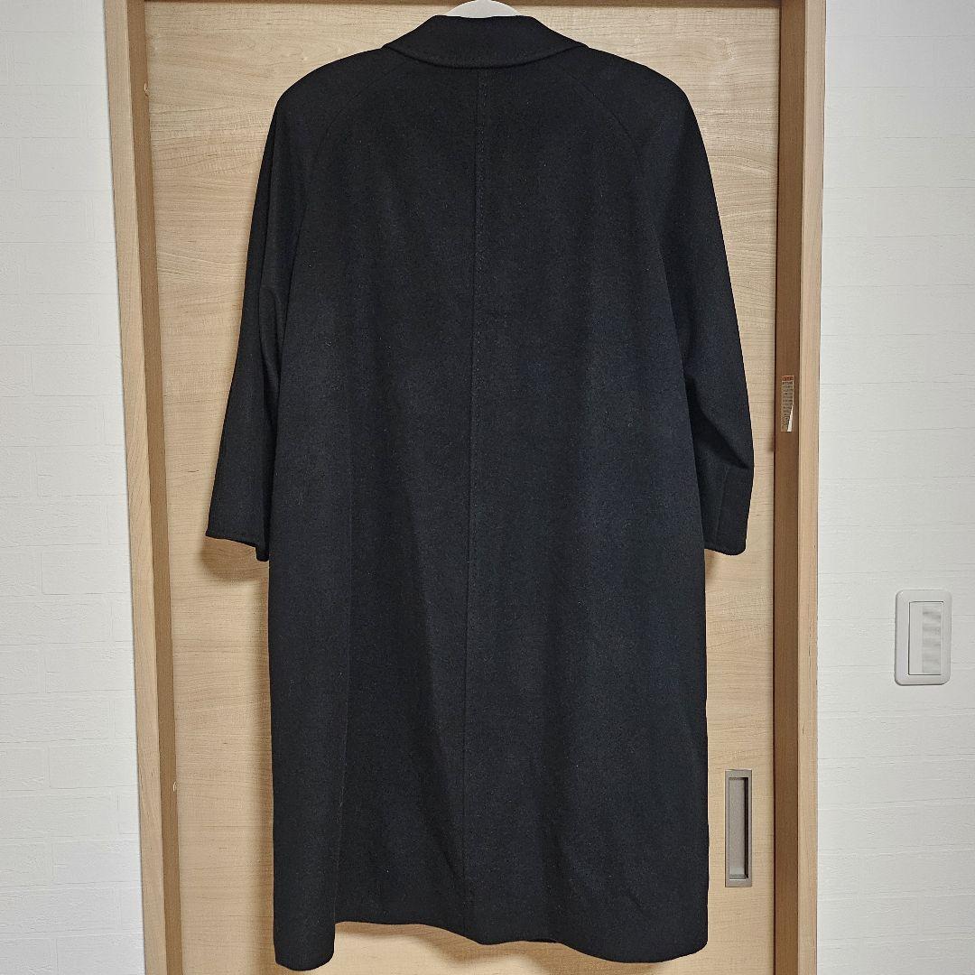 美品★レリアン ロングコート カシミア100% ブラック 黒 13号 日本製