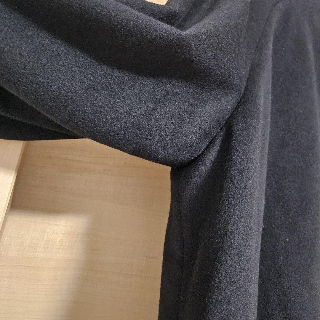 美品★レリアン ロングコート カシミア100% ブラック 黒 13号 日本製