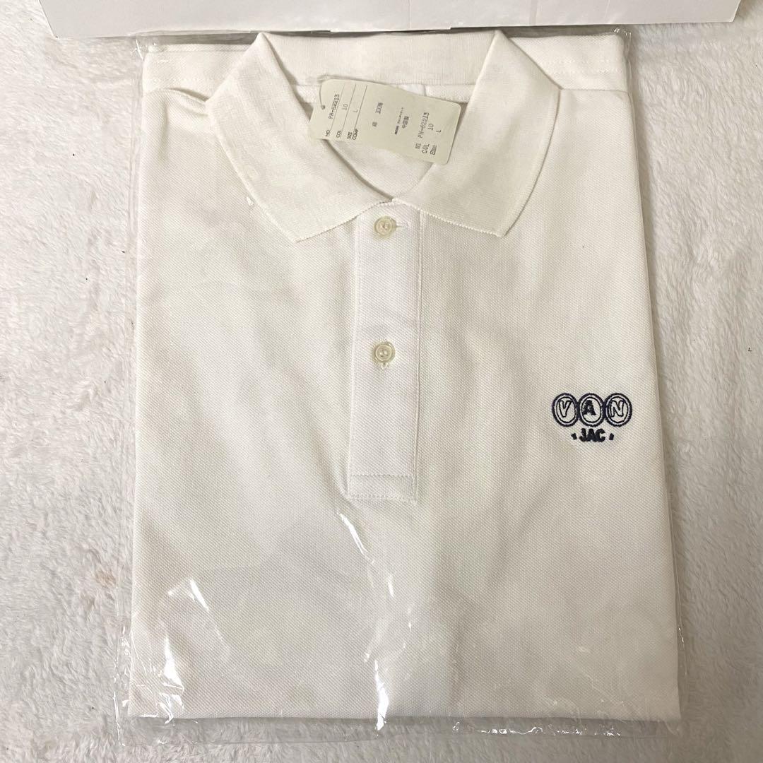 まさし　新品未使用 VAN JACKET 半袖ポロシャツ ヴァンヂャケット 新品未使用 ヴァンヂャケット VAN JAC 半袖ポロシャツ L - メルカリ