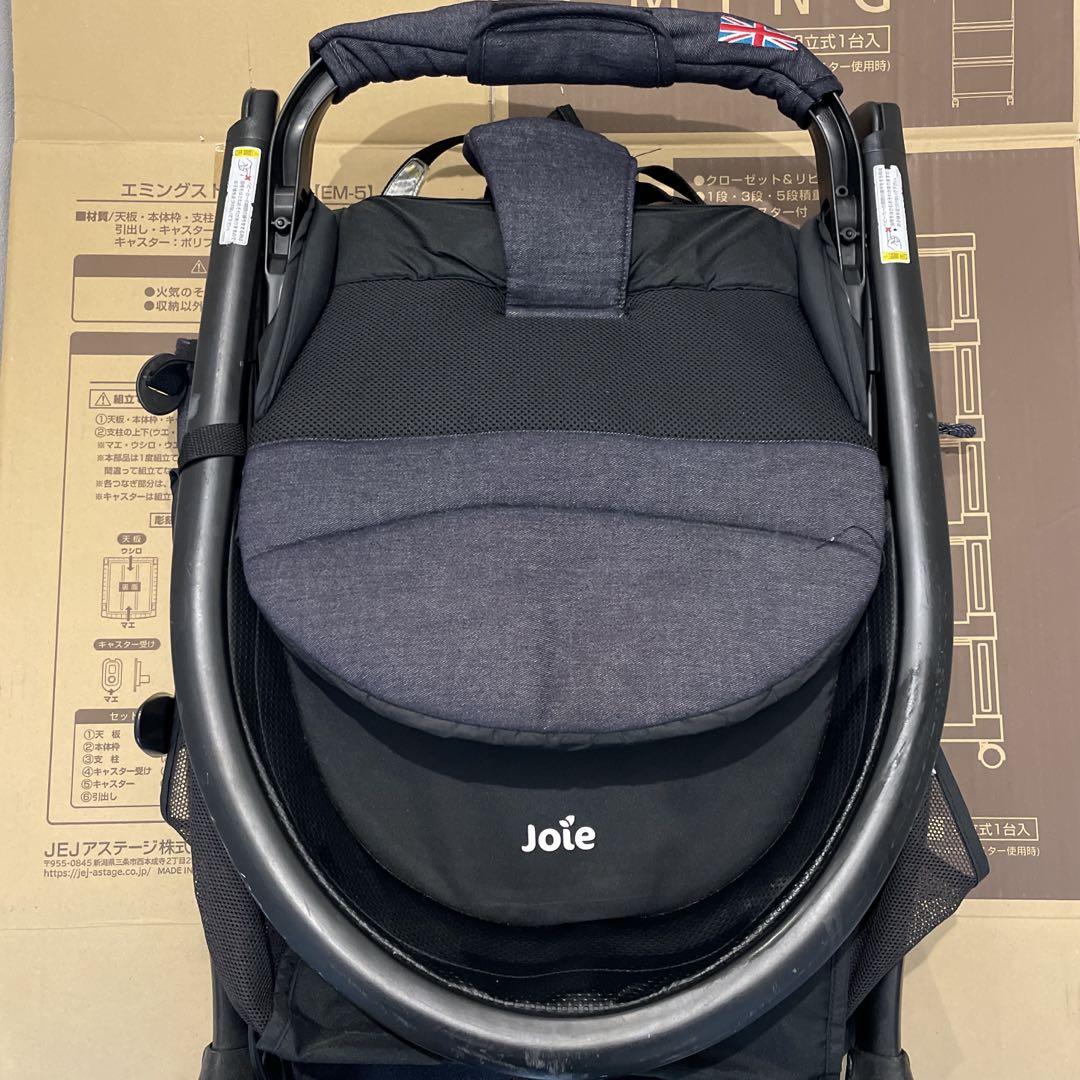 Joie 3輪ベビーカー　専用クッション（ほぼ未使用品）＋専用雨避け付き
