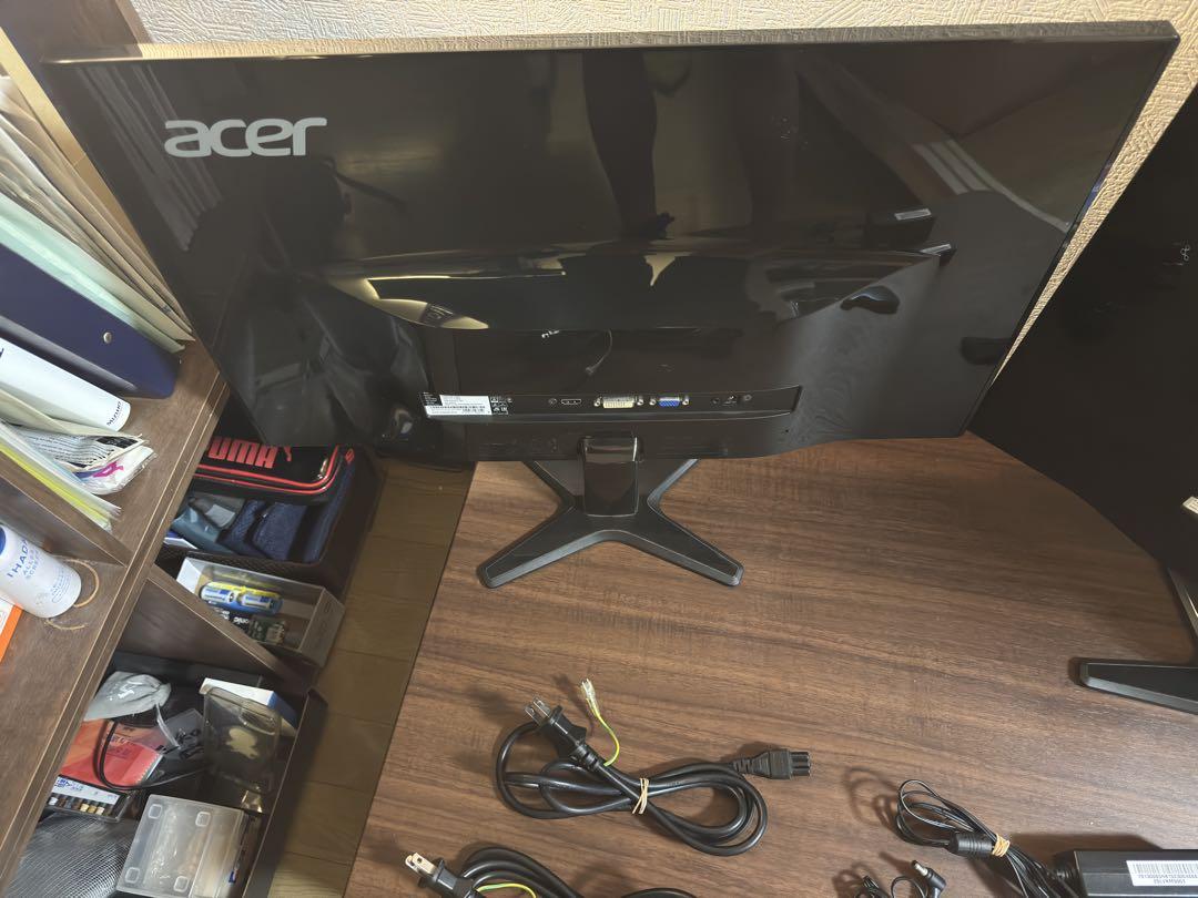 Acer25インチ モニター G257HLbmidx FullHD 2枚セット