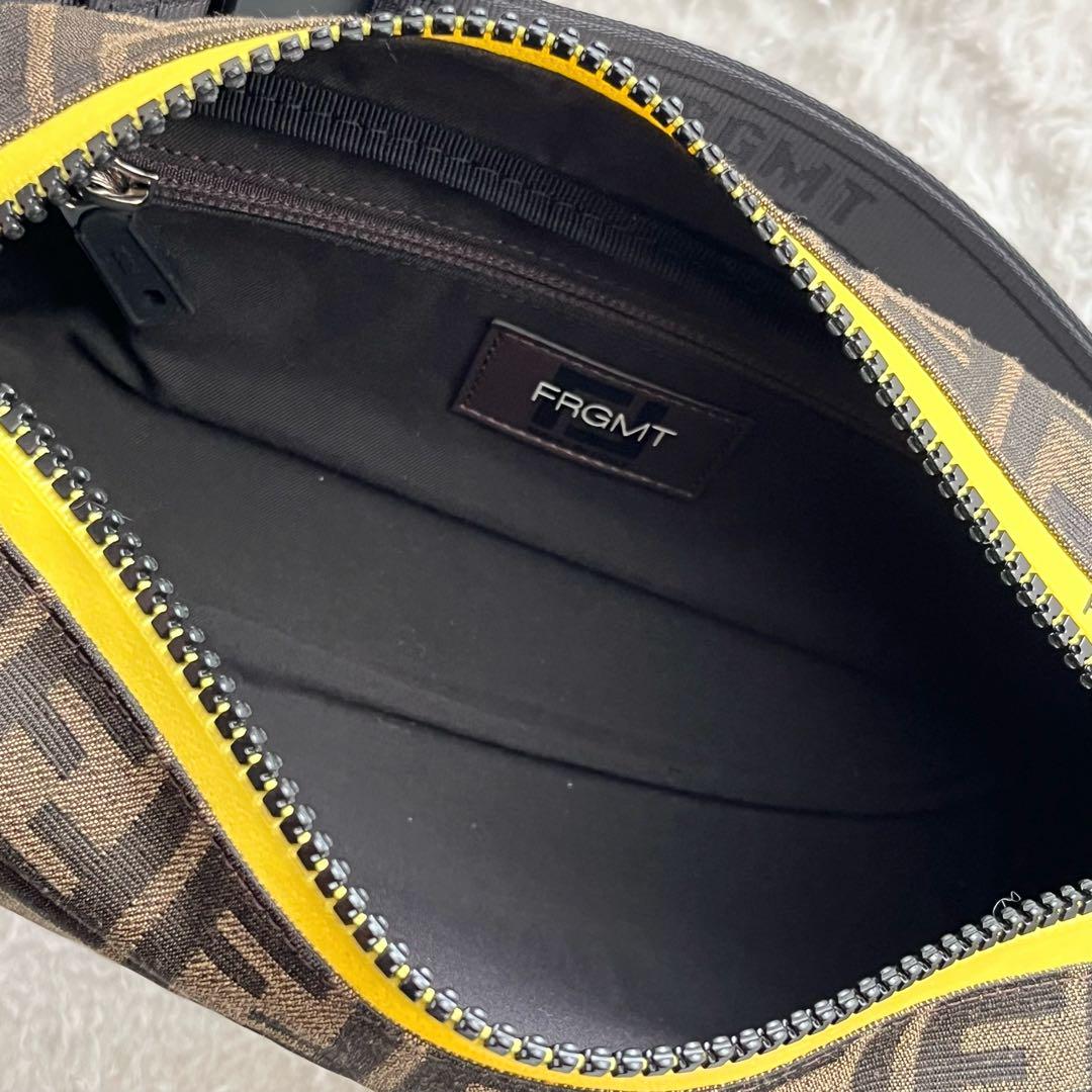 未使用】FENDI x FRGMT コラボ ベルトバッグ FFファブリック 未使用】FENDI x FRGMT コラボ ベルトバッグ FFファブリック