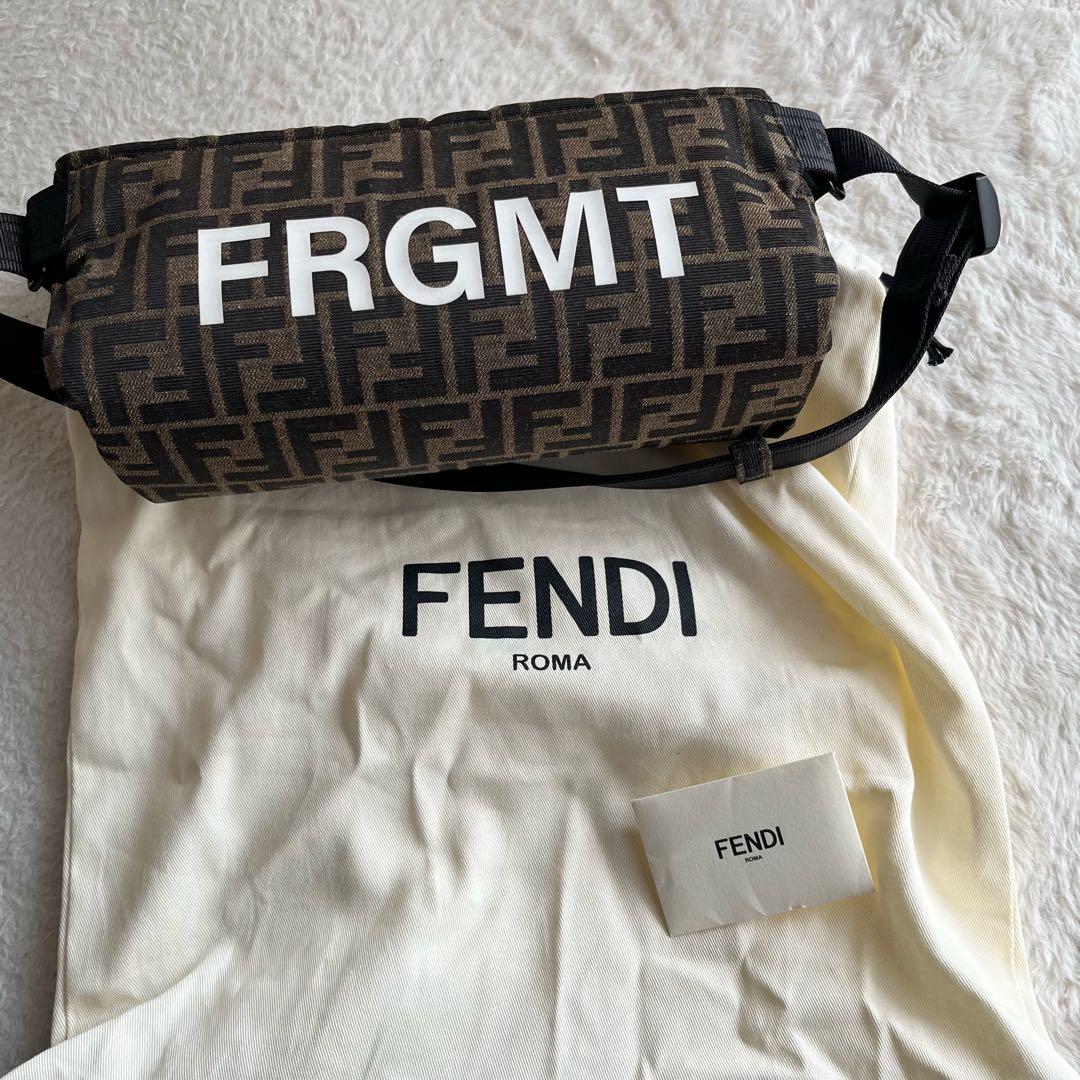 未使用】FENDI x FRGMT コラボ ベルトバッグ FFファブリック 未使用】FENDI x FRGMT コラボ ベルトバッグ FFファブリック