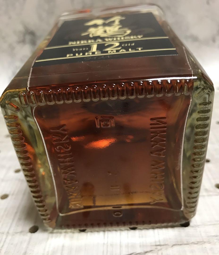 【SALE】ニッカ竹鶴12年 ピュアモルト 660ml 旧ボトル角瓶　古酒