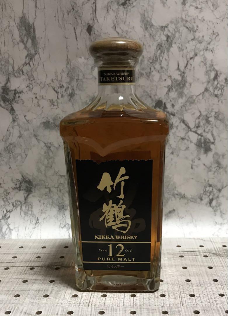 【SALE】ニッカ竹鶴12年 ピュアモルト 660ml 旧ボトル角瓶　古酒