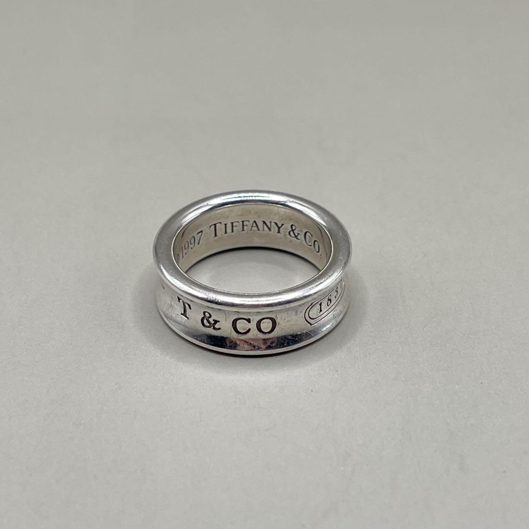 美品 ティファニー Tiffany&Co. 1837 ナローリング 925