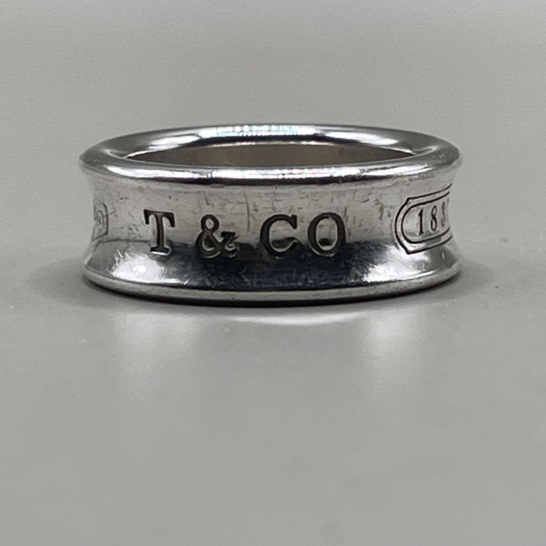 美品 ティファニー Tiffany&Co. 1837 ナローリング 925