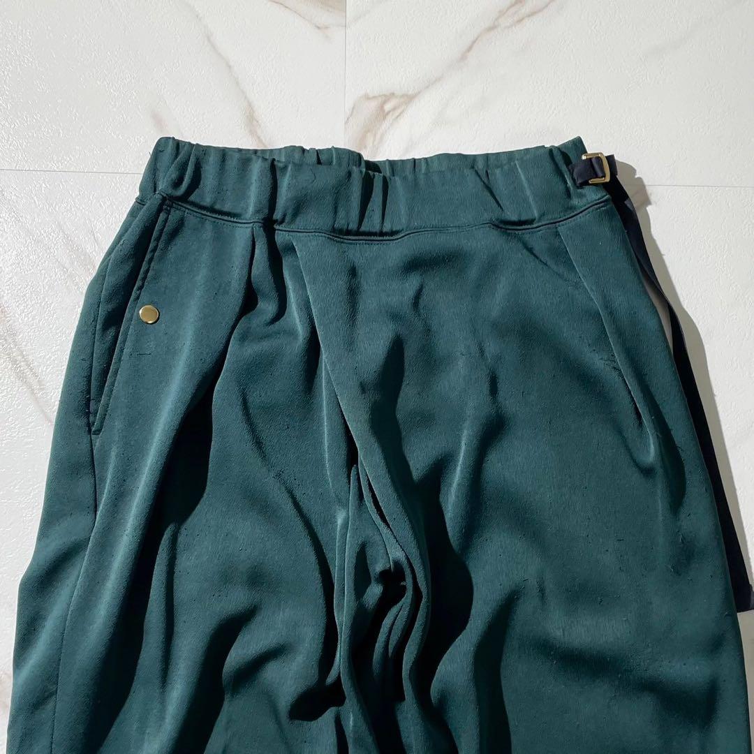 極美品】CULLNI クルニ セットアップ グリーン アシンメトリー