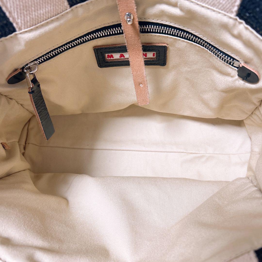 【人気ショップが最安値挑戦！】 即日発送 極美品 MARNI マルニ ラフィア スモール かごバッグ バッグ