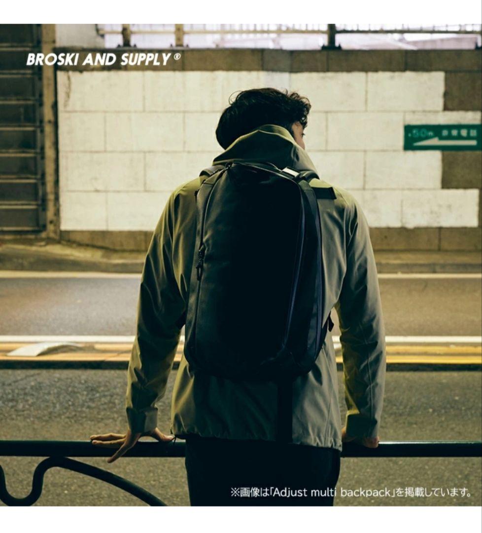BROSKY AND SUPPRY 防水レザー ブラック リュック