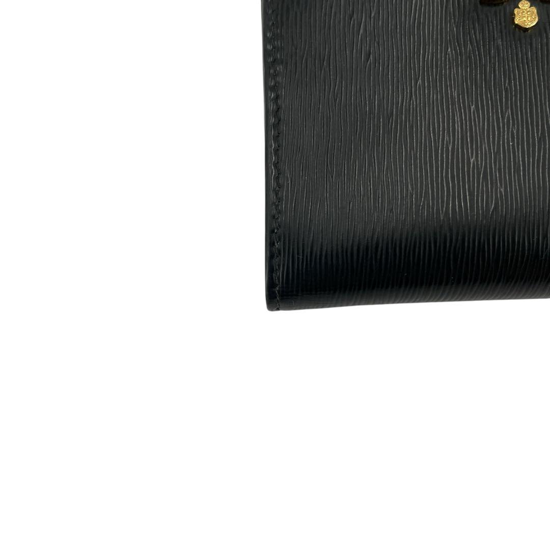 PRADA  プラダ　二つ折り財布　ゴールドロゴ　バイカラー　サフィアーノレザー