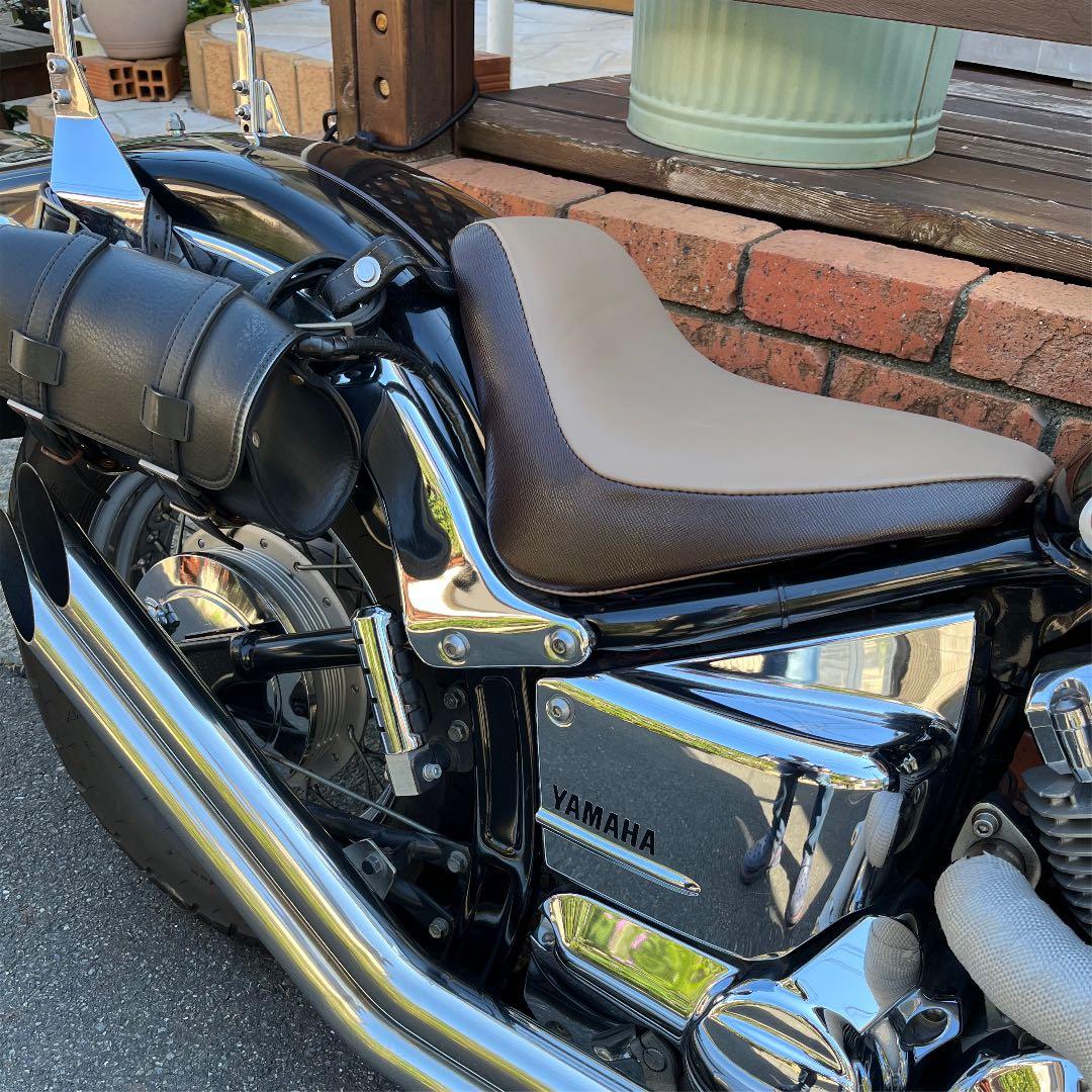 独特な 【送料無料】 ドラッグスター 400 スタンダード 本革シート