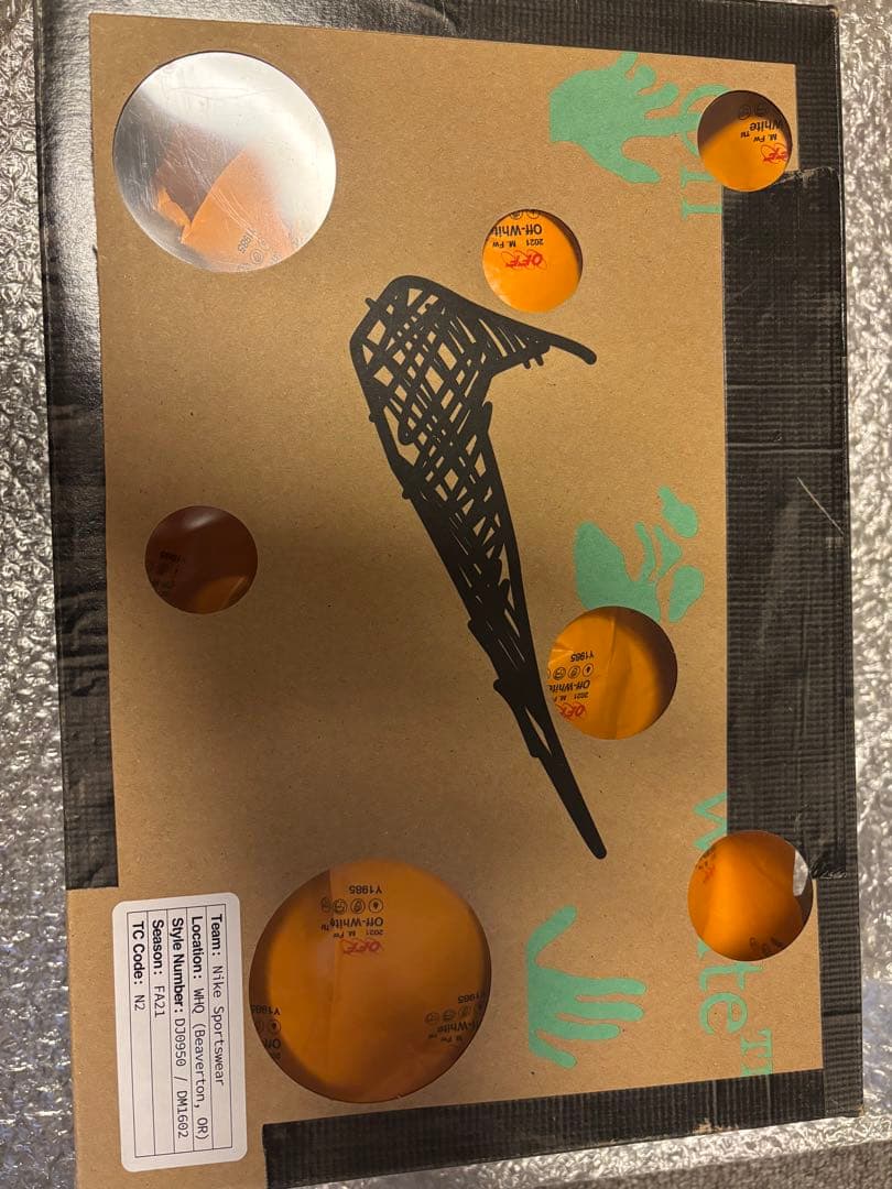 オフホワイト × ナイキ ダンク ロー 1 of 50 オフホワイト × ナイキ ダンク ロー 1 of 50