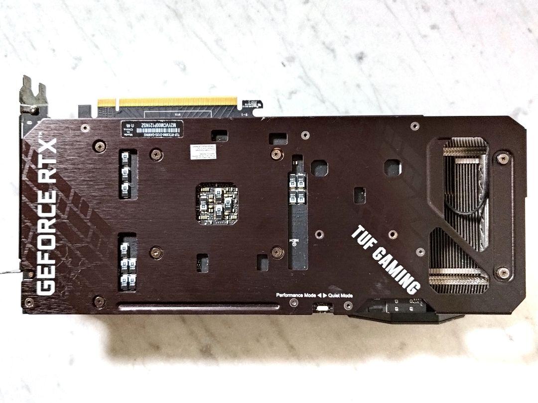 画面出力せず】ASUS TUF GAMING GeForce RTX3060