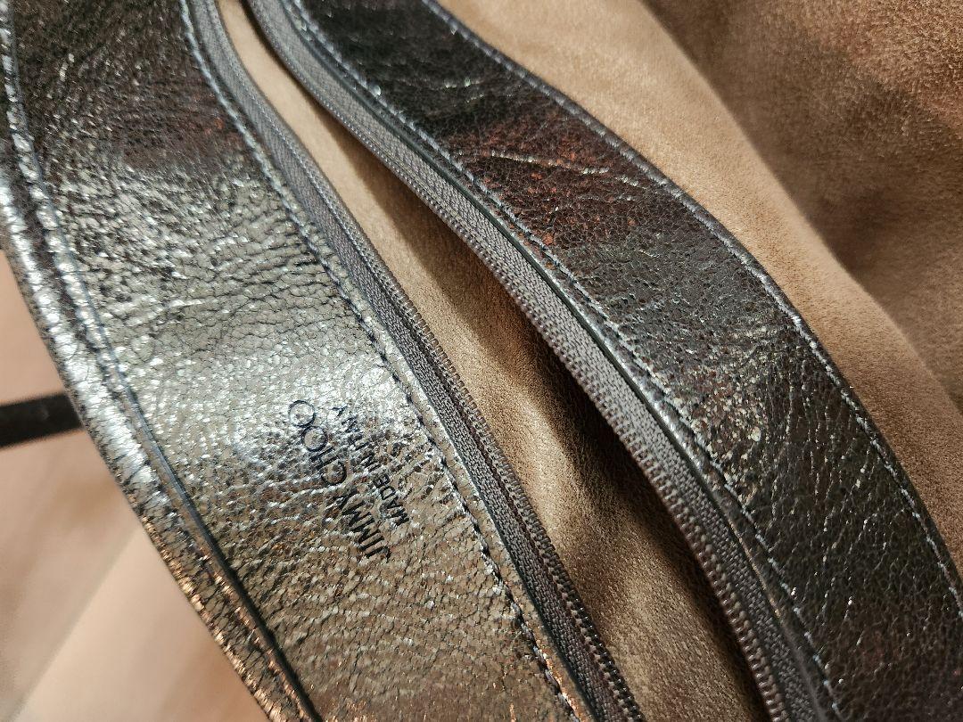 JIMMYCHOO ❤ スタースタッズ シャンパンカラー トートバッグ ジミーチュウ サシャS スタースタッズ トートバッグ レザー