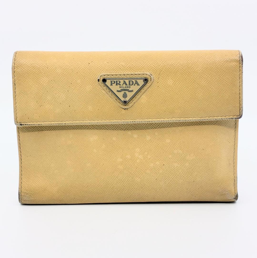 s830 PRADA ベージュ 二つ折り財布 プラダ 楽天市場】プラダ ベージュ 財布 二つ折りの通販