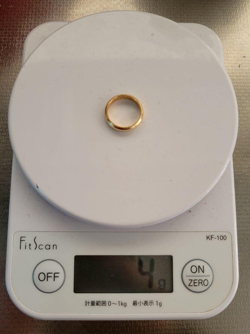 Amazon | K18 イエローゴールドリング 結婚指輪 厚み増し 3mm 幅