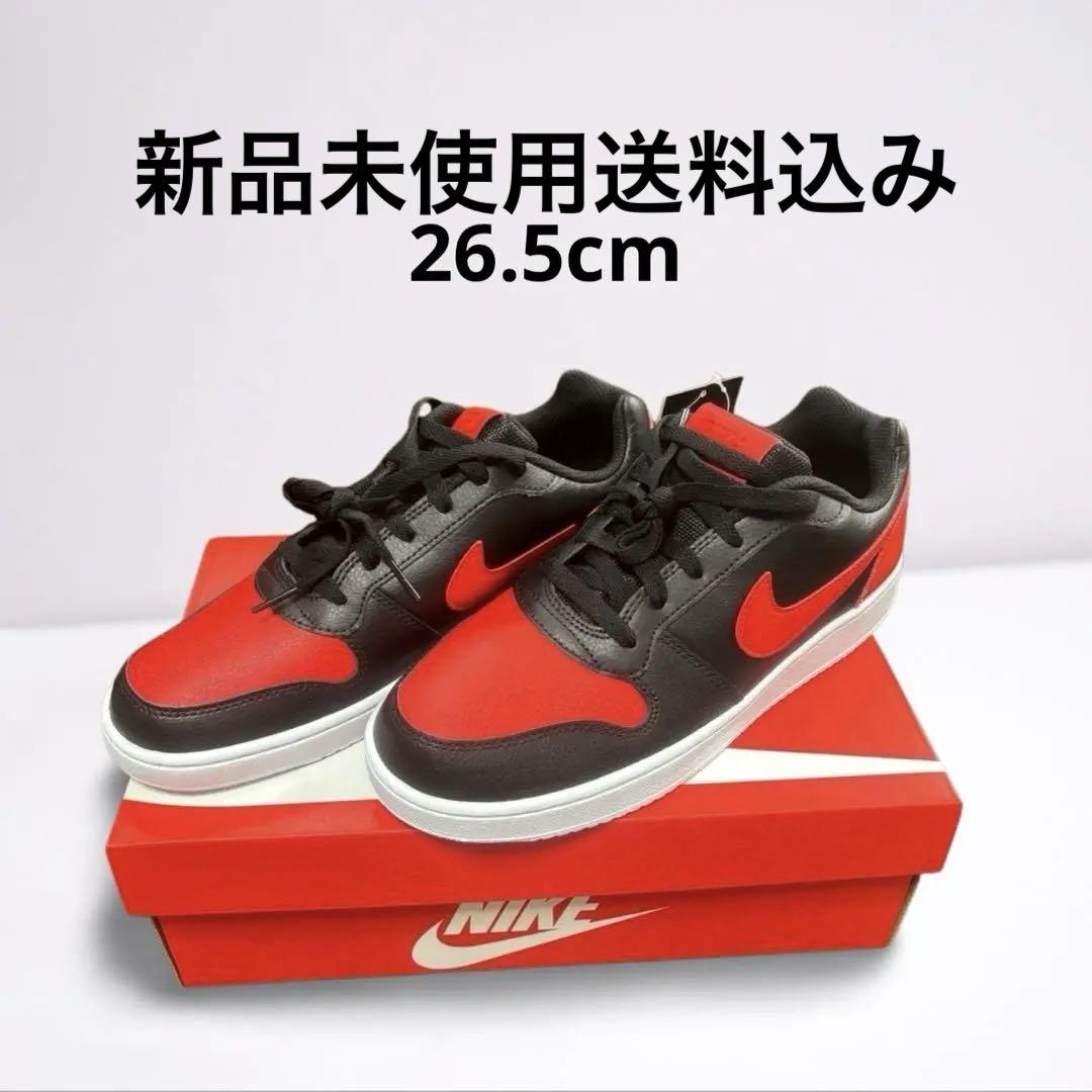 NIKE EBERNON LOWレッド/ブラック スニーカー　エバノン