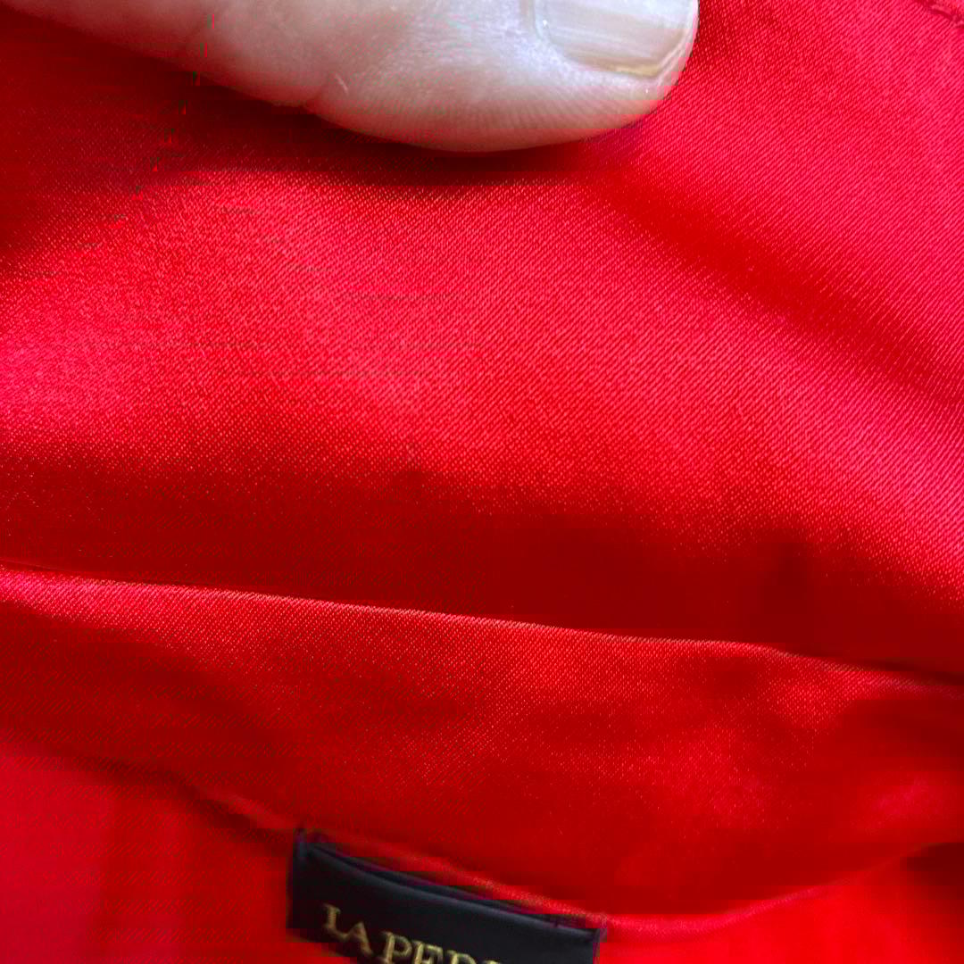 LA PERLA レッド トレンチコート IT 44