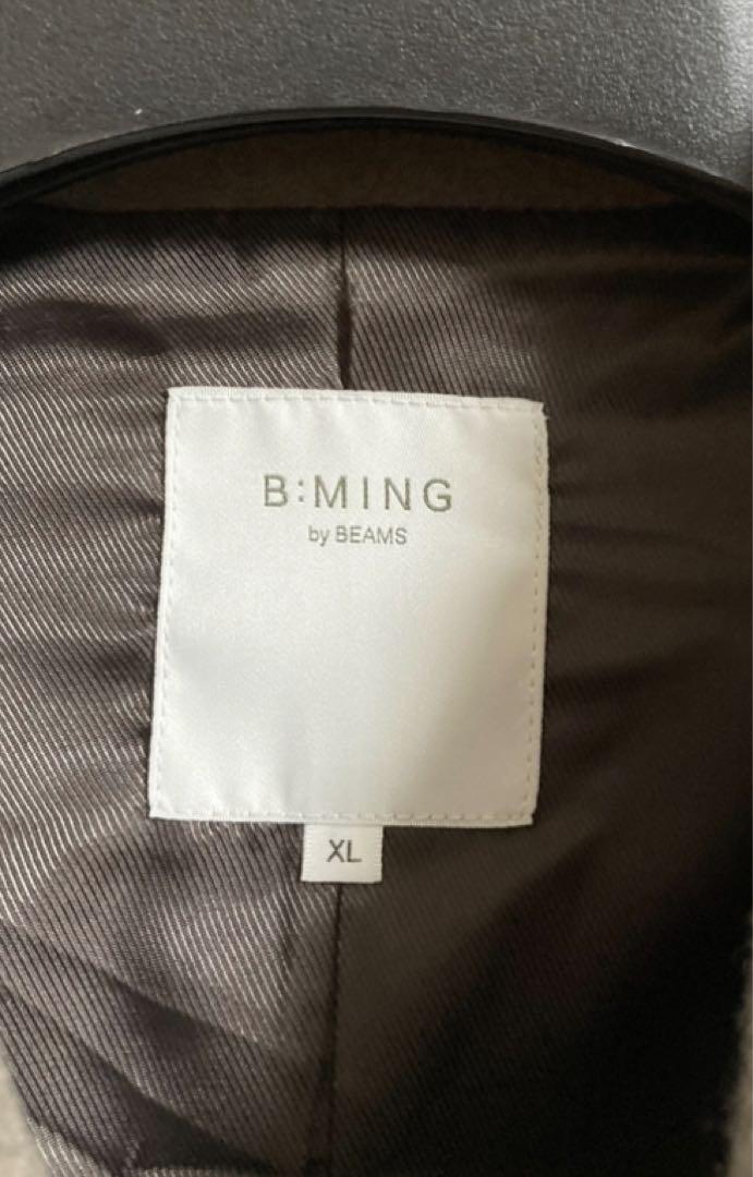 B:MING by BEAMS ハイブリットメルトン ステンカラーコート