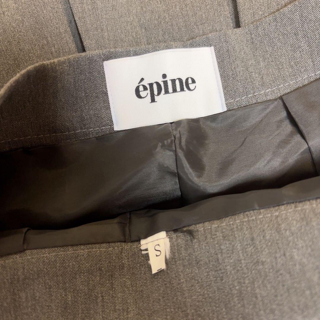 épineプリーツミニスカート