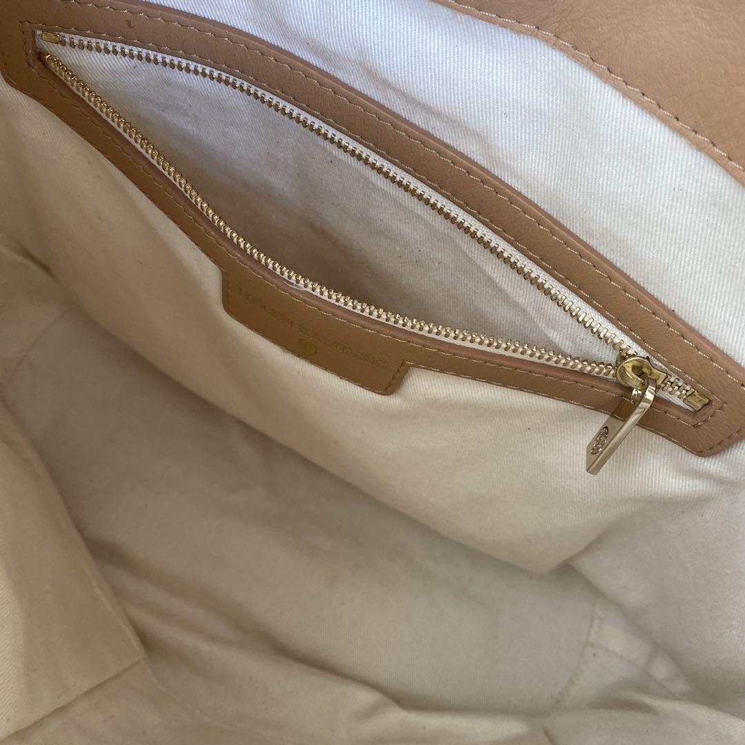 美品 HELEN KAMINSKI カゴバッグ タッセル 大容量 トートバッグ