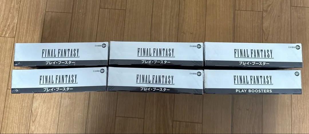 Final Fantasy プレイブースター6ボックス　日x5 英x1 プロモ付